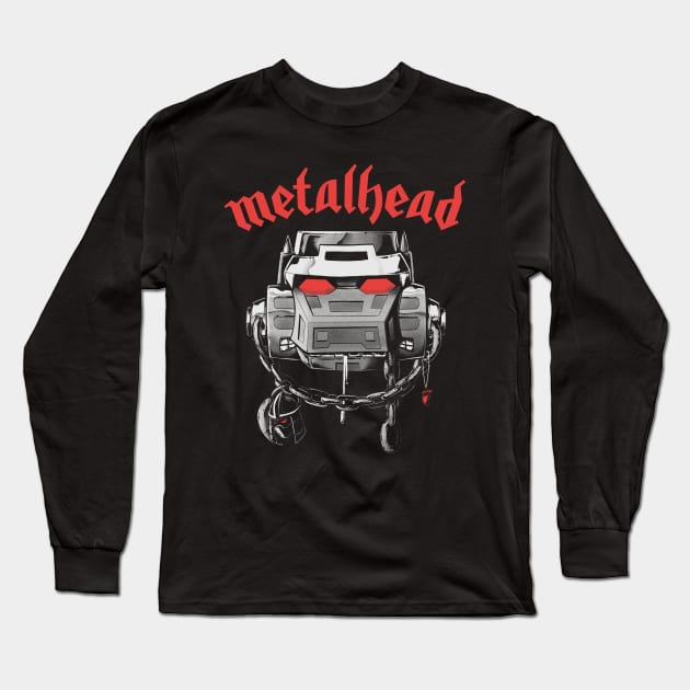 MetalHead Long Sleeve T-Shirt by harebrained